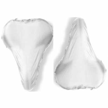 2x witte zadelhoezen waterdicht