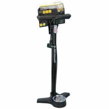 Dunlop fietspomp met manometer/drukmeter 61 cm