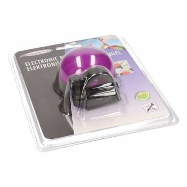 Elektronische fietsbel paars