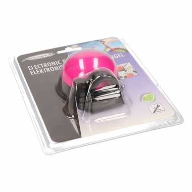 Elektronische fietsbel roze
