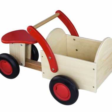 Houten bakfiets voor kinderen