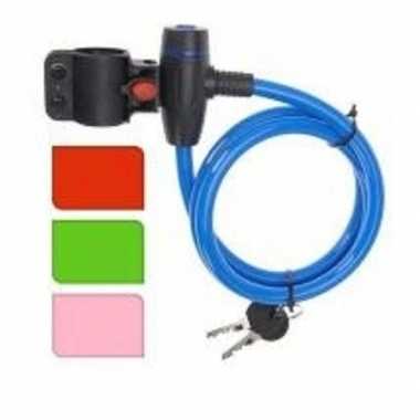 Rood fietsslot 120 cm