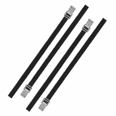 Set van 6x stuks caravan/camper fietsen spanbanden 100 cm