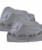2x fiets scooter brommer beschermhoezen 180 x 100 cm