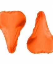 2x oranje zadelhoezen waterdicht
