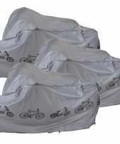 3x fiets scooter brommer beschermhoezen 180 x 100 cm