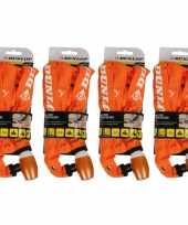 4x fiets kettingslot oranje