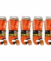 5x fiets kettingslot oranje