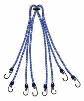 Bagagespin snelbinders 8 armig met haken 8 x 40 cm