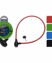 Blauw fietsslot 100 cm