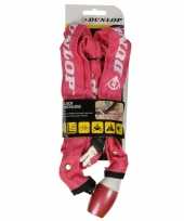 Fiets kettingslot roze