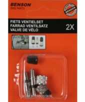 Fiets ventiel set 2 delig