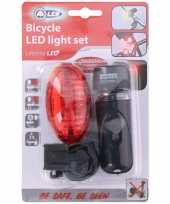 Fietsverlichting set voor en achter led