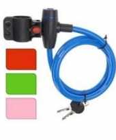 Rood fietsslot 120 cm