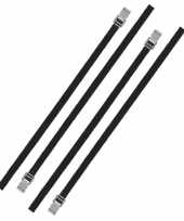 Set van 4x stuks caravan camper fietsen spanbanden 200 cm