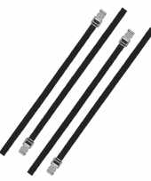 Set van 6x stuks caravan camper fietsen spanbanden 150 cm
