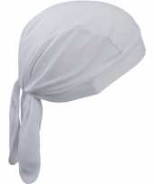 Sport bandana volwassen wit